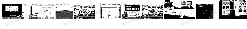 Super Mario 256字体转换